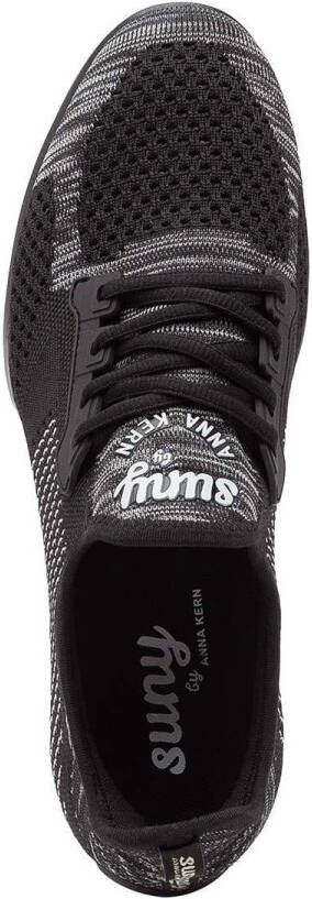 Anna Kern Suny Danssneakers Heren 4010 Pureflex Splitzool Sneaker Salsa Stijldansen Zwart Grijs