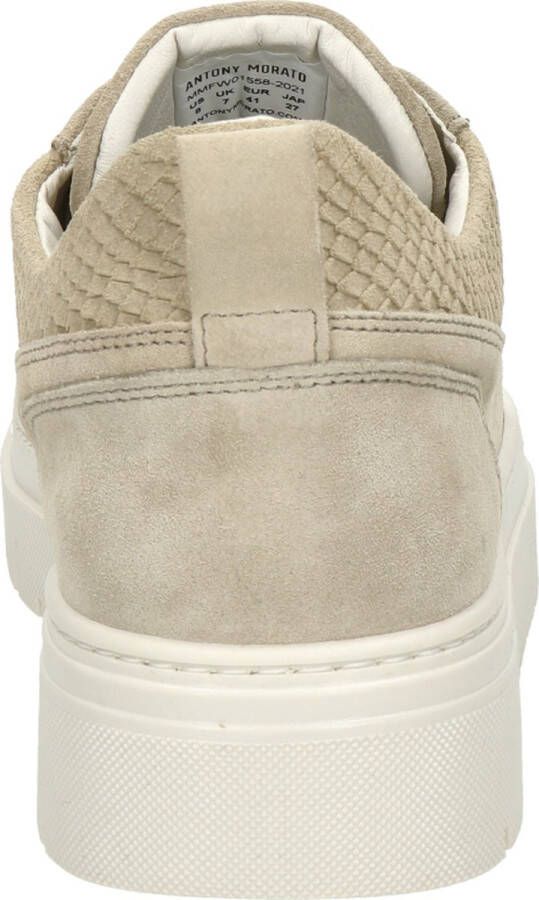 Antony Morato Heren Sneakers Mmfw01558 Sneaker Biege Beige