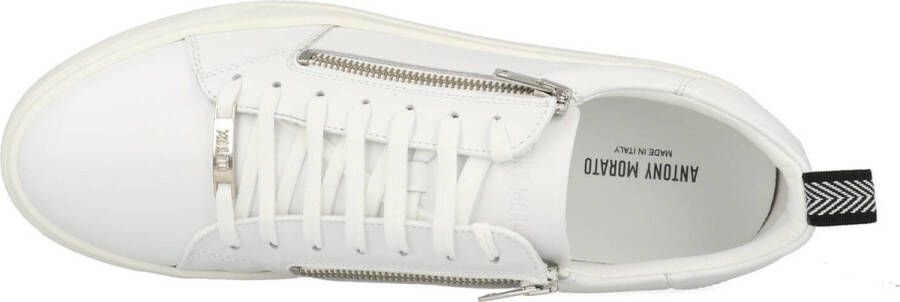 Antony Morato Mmfw01577 Lage sneakers Leren Sneaker Heren Wit