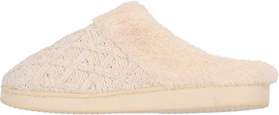 Apollo Pantoffels dames Beige Zachte rand Sloffen dames Pantoffels dames Sloffen dames