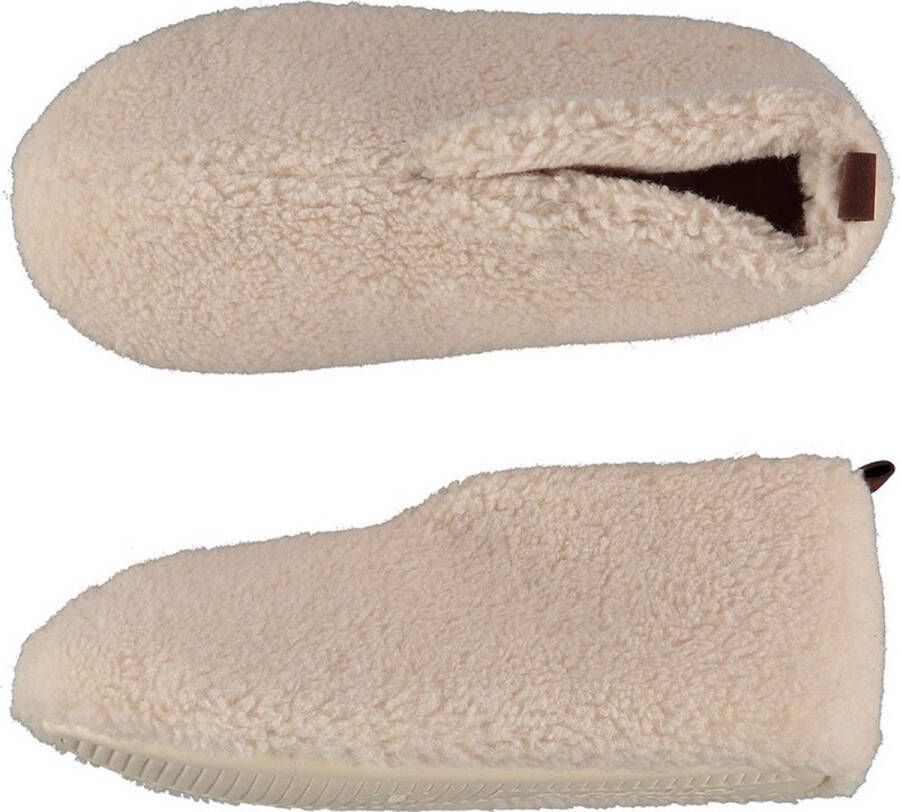 Apollo Sloffen dames Mules Beige Teddy Wol Pantoffels dames Sloffen dames Pantoffels dames Sloffen dames