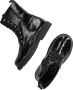 Apples & Pears B009048 Veterboots Laarzen Met Veters Meisjes Zwart - Thumbnail 10