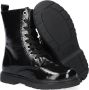 Apples & Pears B009048 Veterboots Laarzen Met Veters Meisjes Zwart - Thumbnail 11