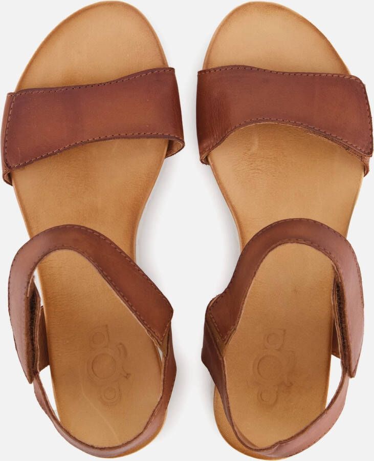 Aqa Sandalen cognac Leer Dames