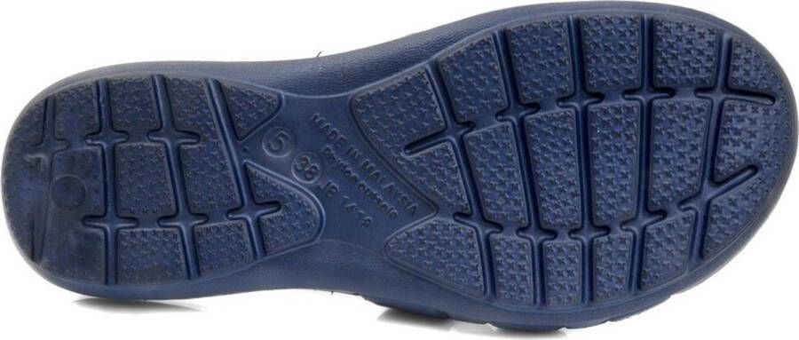 Aqua Speed Panama Badslippers Dames Navy Turquoise