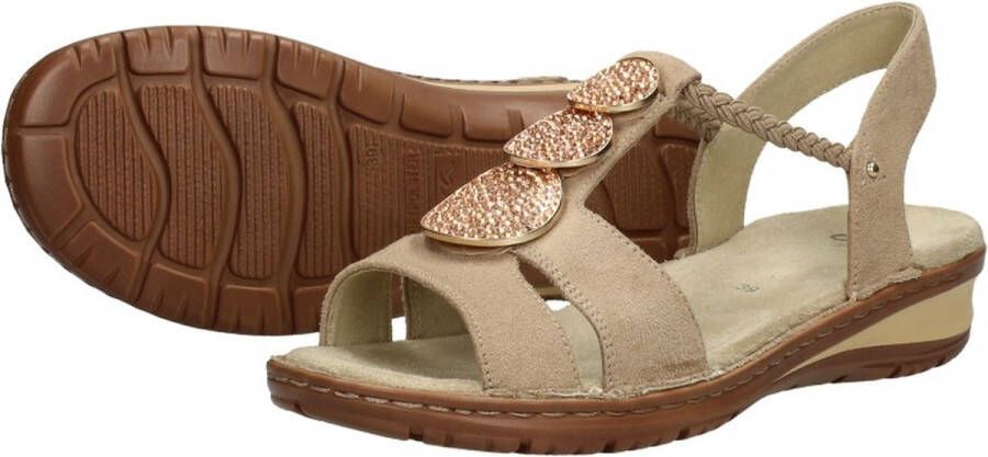 Ara 1227239 Volwassenen Sandalen met hak Wit beige