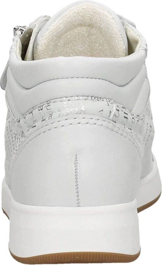 Ara 1234499 VeterlaarzenHoge sneakersDames veterschoenenHalf-hoge schoenen Wit beige