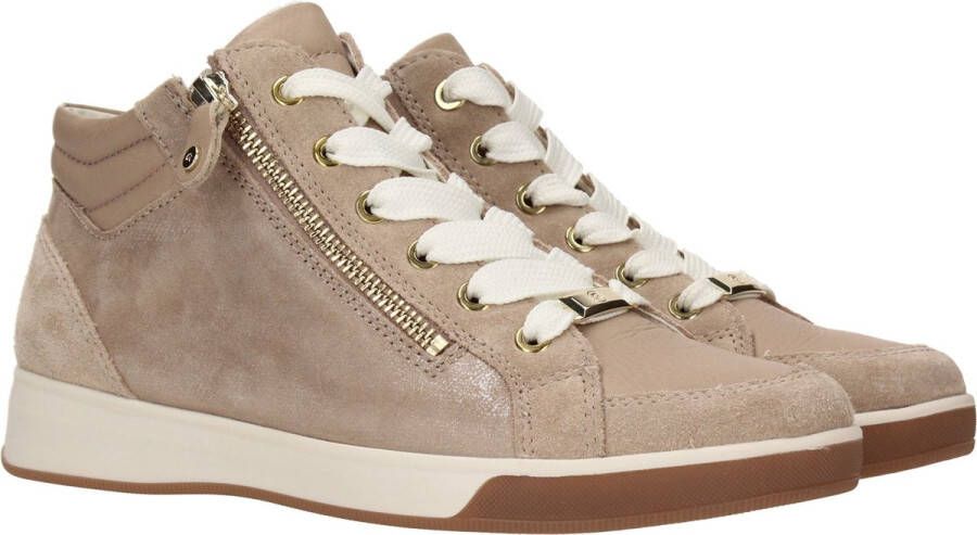 Ara 1244499 Volwassenen VeterlaarzenHoge sneakersDames veterschoenenHalf-hoge schoenen Taupe