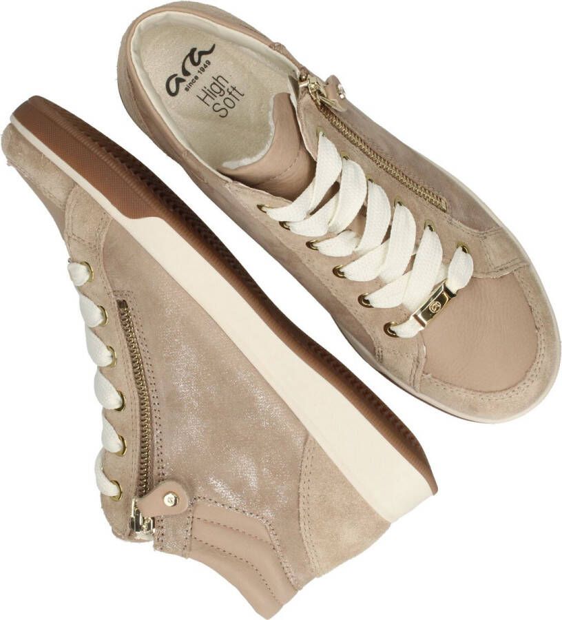 Ara 1244499 Volwassenen VeterlaarzenHoge sneakersDames veterschoenenHalf-hoge schoenen Taupe - Foto 6