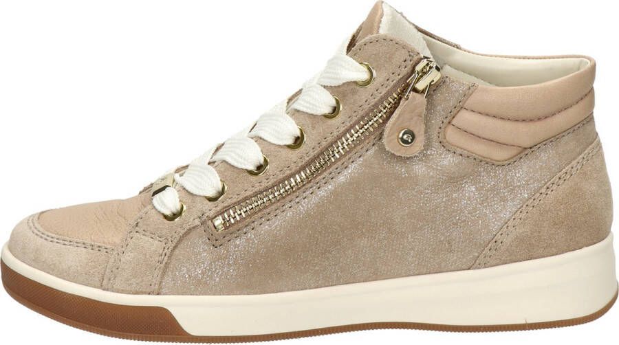 Ara 1244499 Volwassenen VeterlaarzenHoge sneakersDames veterschoenenHalf-hoge schoenen Taupe