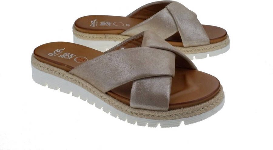 Ara Flexibele antislip sandaal voor dames Beige Dames - Foto 3