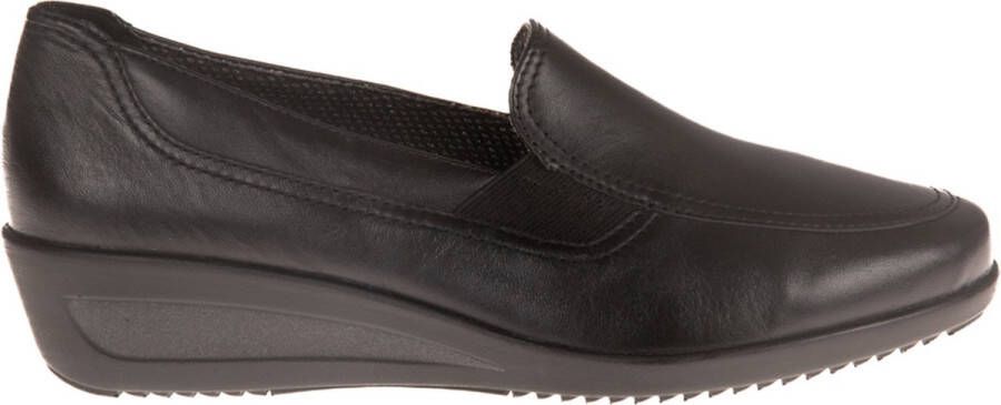 Ara Zwarte brede loafer voor dames Black Dames