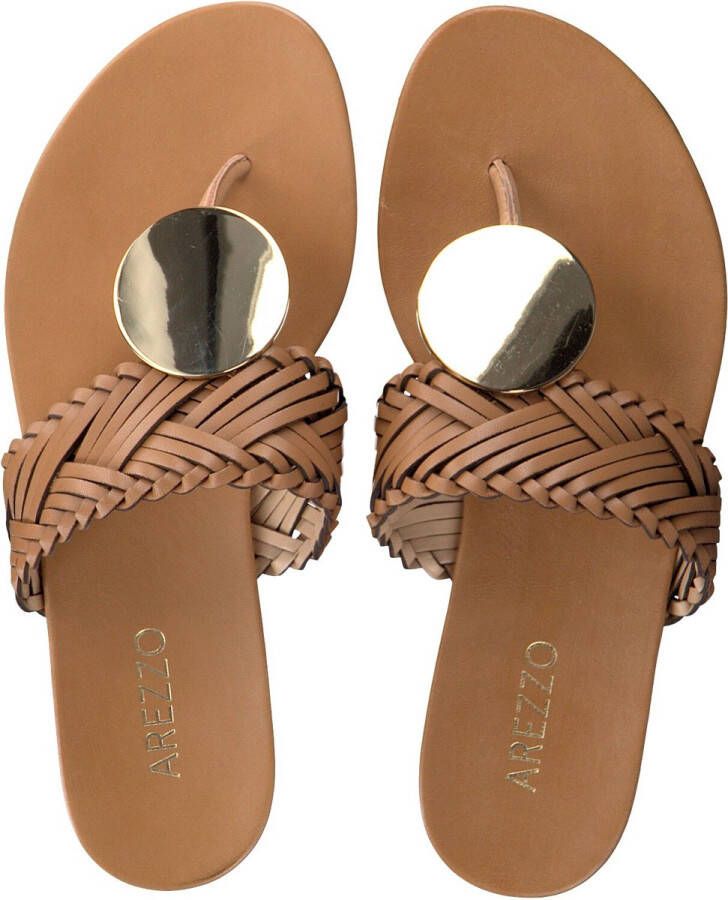 Arezzo A0327401070001u Slippers Dames Cognac