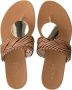 Natuurlijke Invloeden bruin Tinten A0327401070001u Slippers Dames Cognac - Thumbnail 6