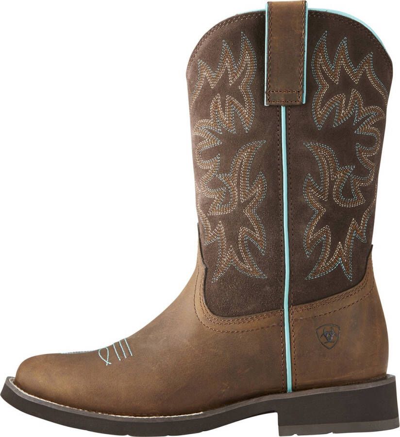 Ariat Delilah Round Toe Rijlaars Distressed Brown Fudge