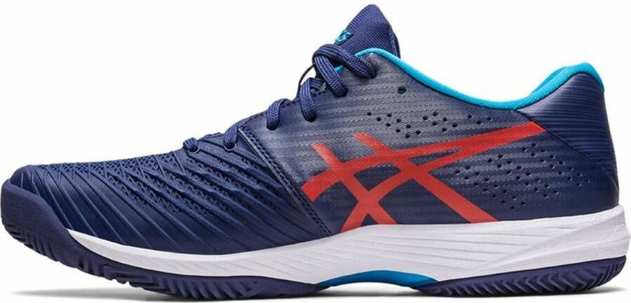 ASICS Tennisschoen Padelschoen Solution Swift FF Clay Heren Blauw Rood - Foto 4