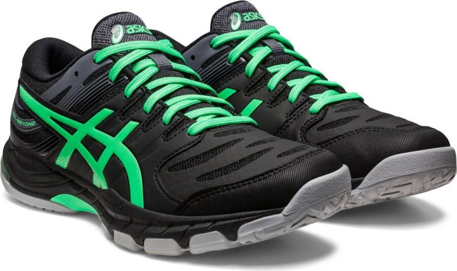 ASICS Gel-Beyond 6 Sportschoenen Volleybal Indoor zwart groen