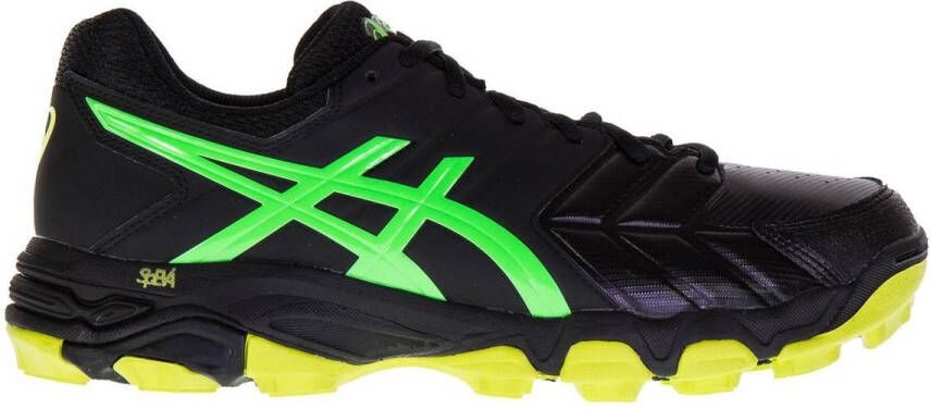 ASICS Gel-Blackheath 6 Hockeyschoenen Mannen zwart groen geel