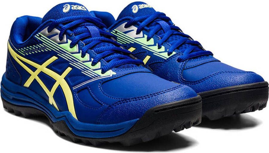 Achteruit Componeren Mevrouw ASICS Gel-Lethal Field Sportschoenen Korfbal Gras Blue Yellow - Schoenen.nl