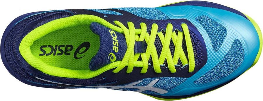 ASICS Gel-Netburner Ballistic Sportschoenen Vrouwen licht blauw donker blauw geel