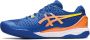 ASICS Tennisschoen Gel Resolution 9 Clay Heren Blauw Oranje - Thumbnail 5