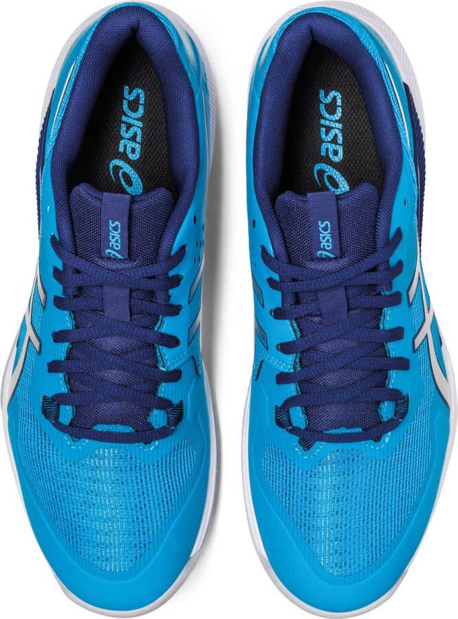 ASICS Gel-Tactic Volleybalschoenen Island Blue Pure Silver Heren - Foto 4