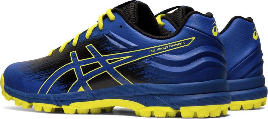 ASICS Gel-Typhoon 3 Sportschoenen 1 3 Mannen zwart blauw geel