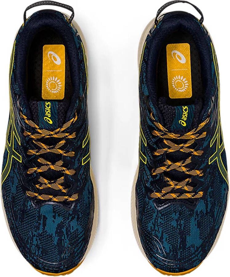 ASICS Fuji Lite 3 Trailrunningschoenen Ink Teal Golden Yellow Heren - Foto 5