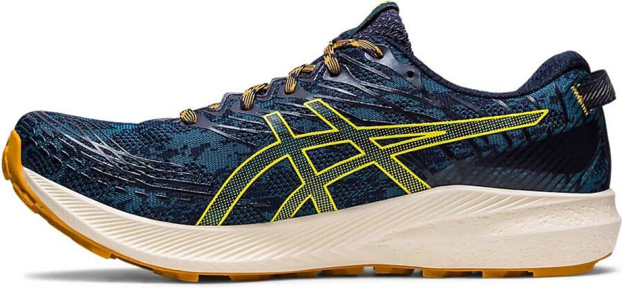 ASICS Fuji Lite 3 Trailrunningschoenen Ink Teal Golden Yellow Heren - Foto 6