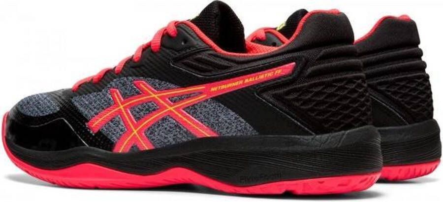 ASICS Netburner Ballistic FF Sportschoenen Vrouwen zwart grijs roze - Foto 3