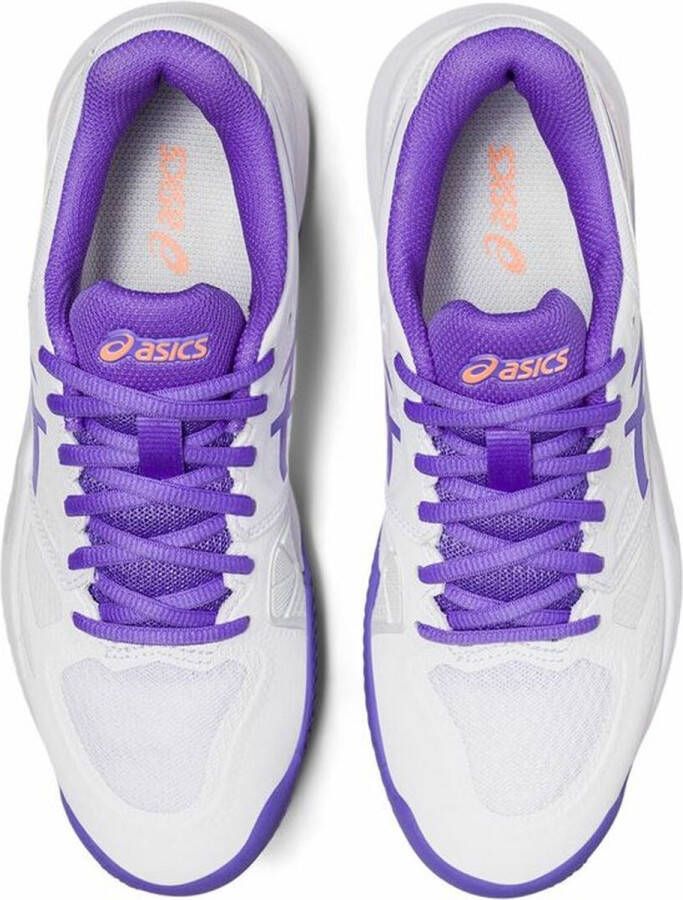 ASICS Tennisschoen Padelschoen Gel Challenger 13 Clay Dames Wit Paars