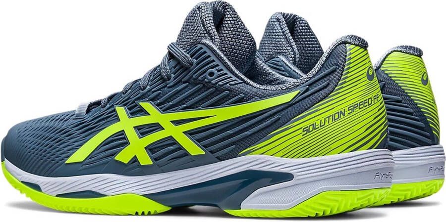 ASICS Tennisschoen Padelschoen Solution Speed FF 2 Clay Heren Blauw Geel