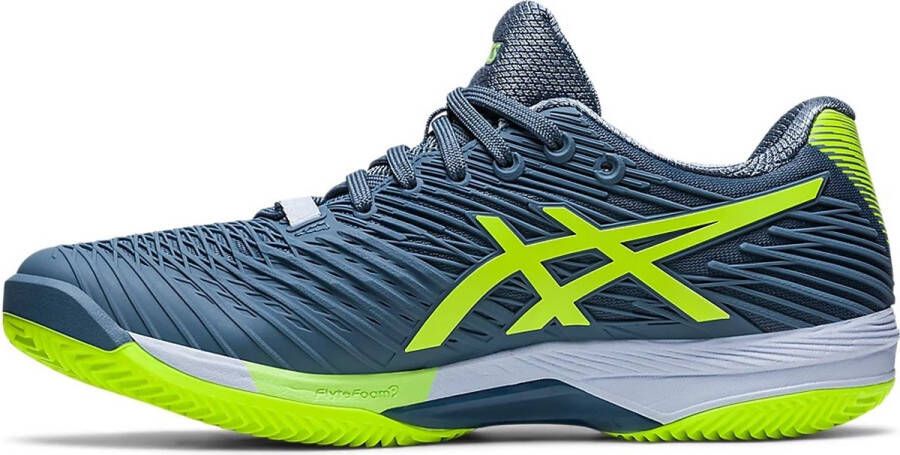 ASICS Tennisschoen Padelschoen Solution Speed FF 2 Clay Heren Blauw Geel