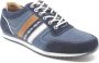 Australian Blauwe Suède Lage Sneakers Camaro Multicolor Heren - Thumbnail 10