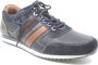 Australian Camaro Lage sneakers Leren Sneaker Heren Blauw - Thumbnail 9