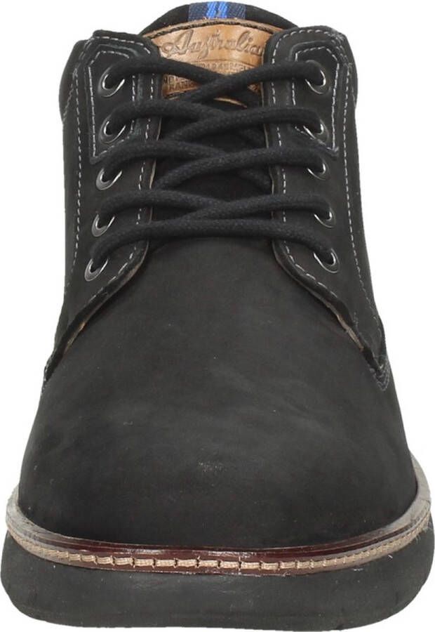 Australian Dexter veterboots zwart Nubuck Heren