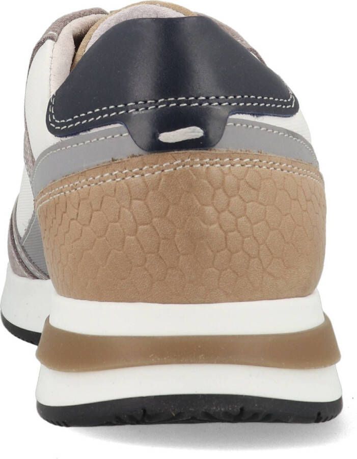 Australian Footwear Clint Sneakers Wit White-Grey-Beige