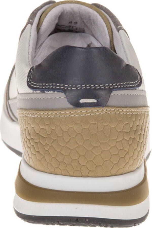 Australian Footwear Clint Sneakers Wit White-Grey-Beige