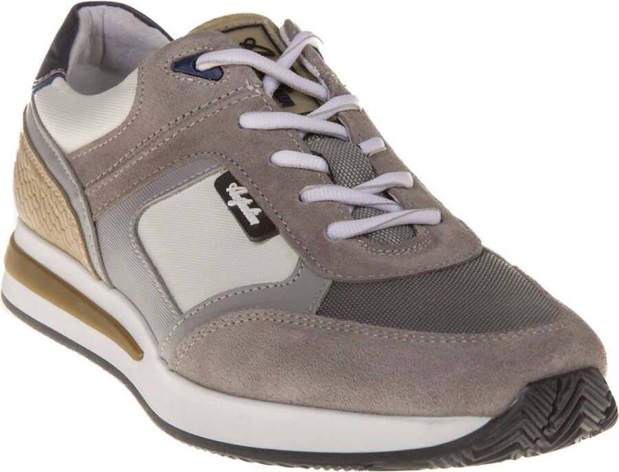 Australian Footwear Clint Sneakers Wit White-Grey-Beige