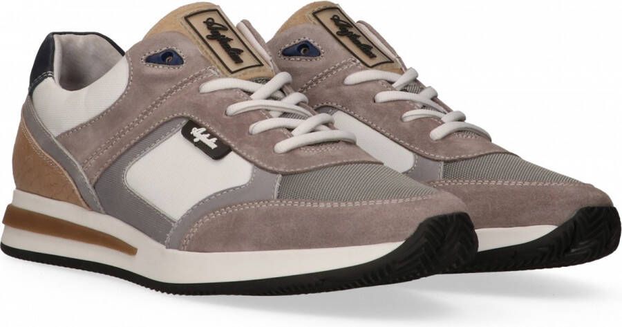 Australian Footwear Clint Sneakers Wit White-Grey-Beige