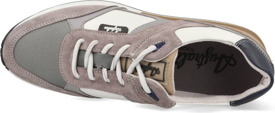 Australian Footwear Clint Sneakers Wit White-Grey-Beige