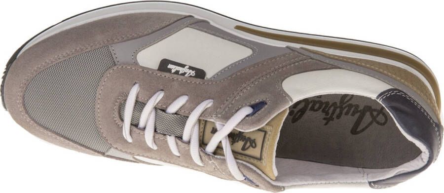 Australian Footwear Clint Sneakers Wit White-Grey-Beige