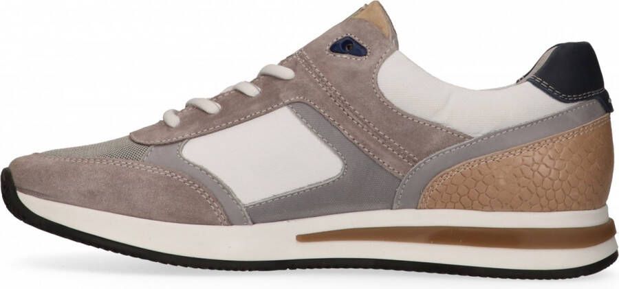 Australian Footwear Clint Sneakers Wit White-Grey-Beige