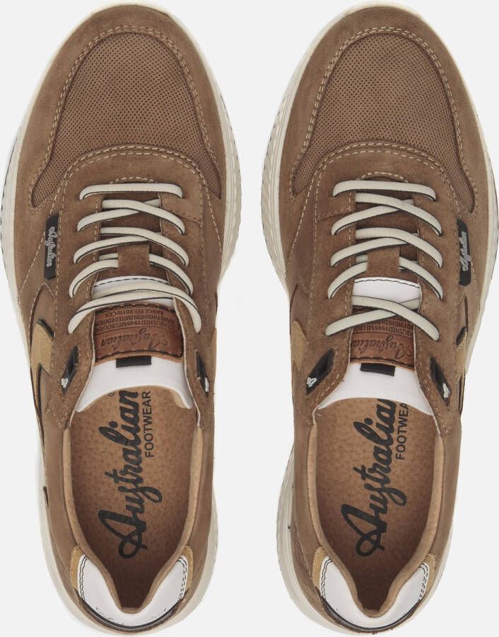 Australian Graham Sneakers taupe Leer Heren