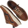 Australian Stijlvolle leren sneakers met rits en veters Brown Heren - Thumbnail 10