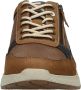 Australian Stijlvolle leren sneakers met rits en veters Brown Heren - Thumbnail 14