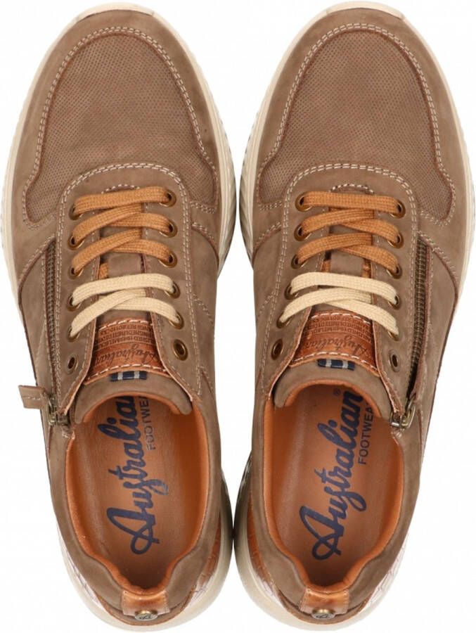 Australian Heren Sneakers 15.1528.01 Hurricane Taupe