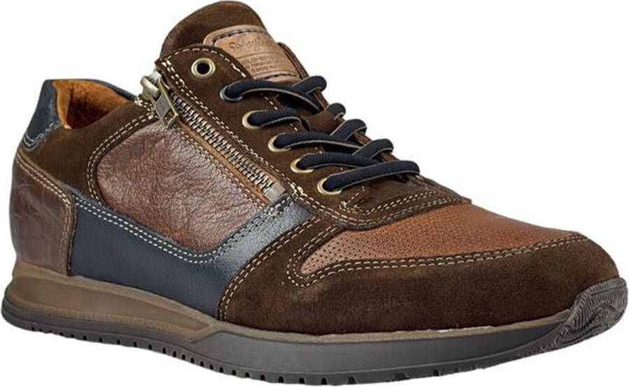 Australian Footwear Browning Sneakers Widht H Bruin Brown Blue - Foto 4