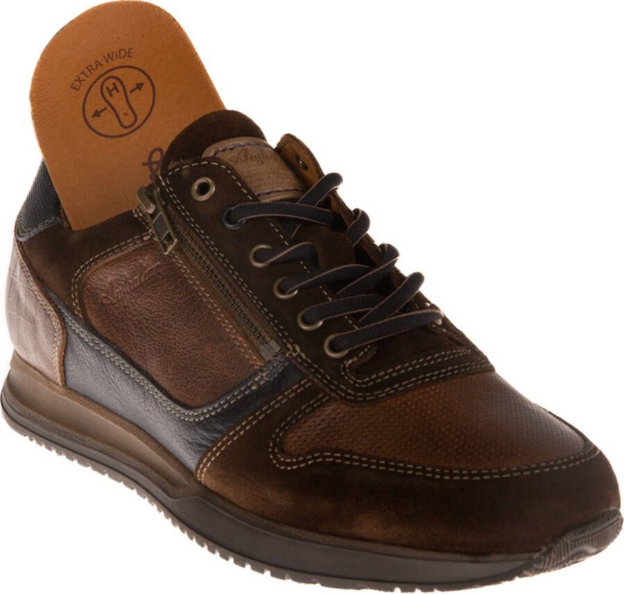 Australian Footwear Browning Sneakers Widht H Bruin Brown Blue - Foto 13