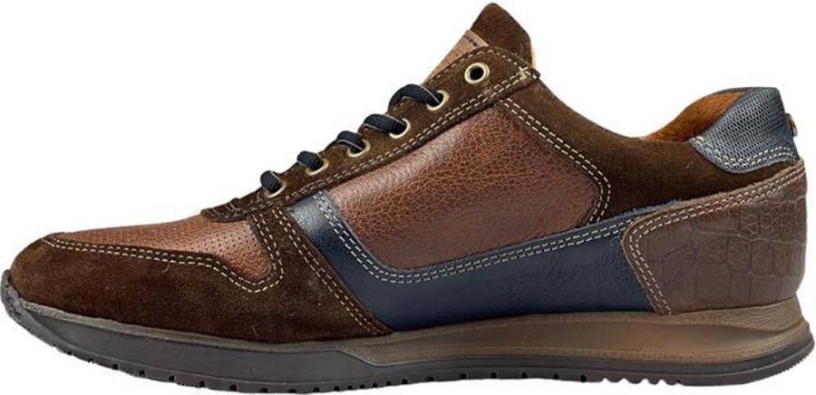 Australian Footwear Browning Sneakers Widht H Bruin Brown Blue - Foto 5